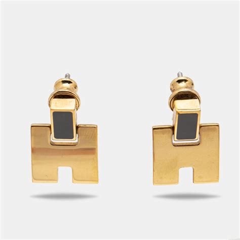 hermes earrings price hk|Hermes earrings enamel.